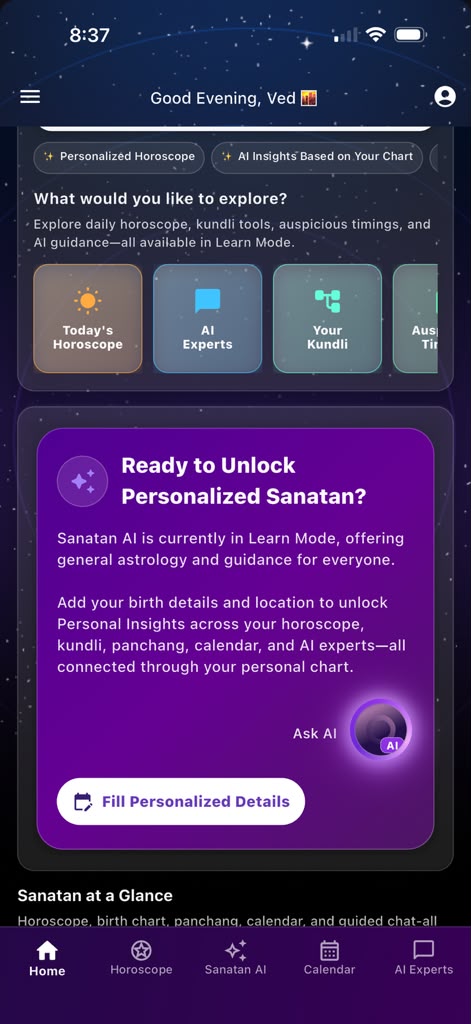 Ready to unlock Personalized Sanatan